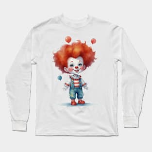 Funny little clown Long Sleeve T-Shirt